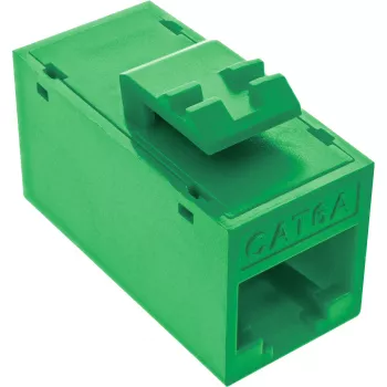 InLine Keystone υποδοχή RJ45, μη θωρακισμένη, Cat.6A, συσκευασία 8 τεμ., πράσινη