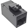 InLine Keystone υποδοχή RJ45, μη θωρακισμένη, Cat.6A, συσκευασία 8 τεμ., μαύρη