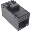 InLine Keystone υποδοχή RJ45, μη θωρακισμένη, Cat.6A, συσκευασία 8 τεμ., μαύρη