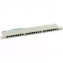 InLine Patchpanel Cat.6 24 Port 19 ιντσών 0,5 HE ανοιχτό γκρι RAL7035