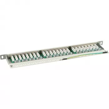 InLine Patchpanel Cat.6 24 Port 19 ιντσών 0,5 HE ανοιχτό γκρι RAL7035