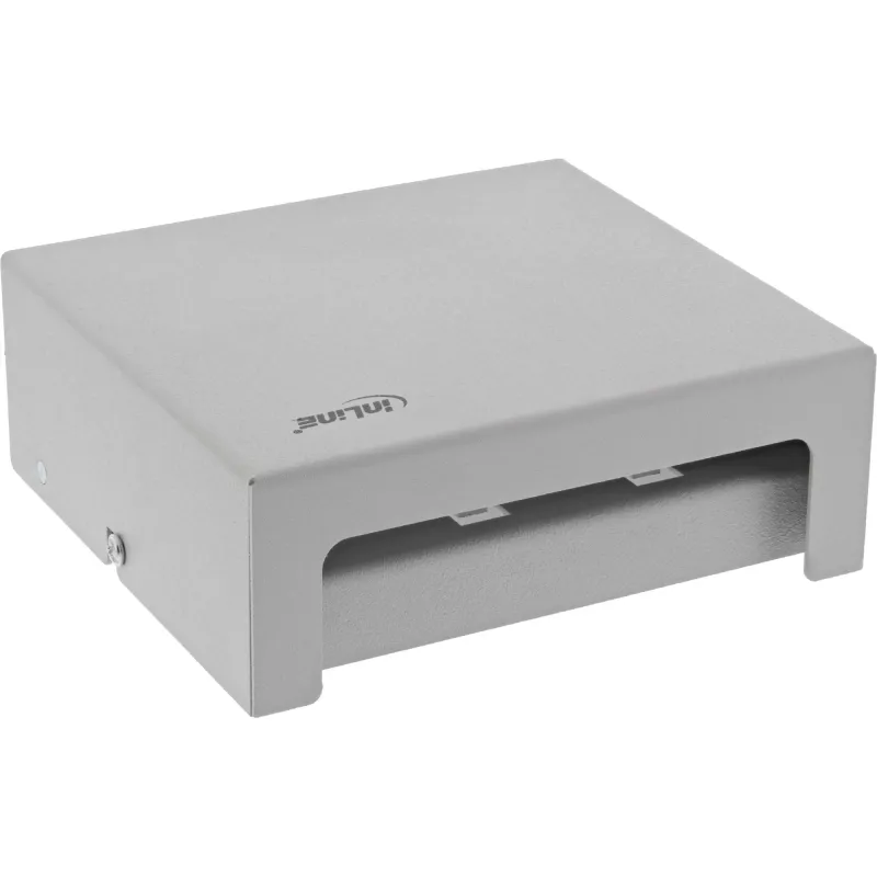 InLine Desktop Consolidation Point Box 6x Keystone RJ45, μεταλλικό, RAL7035