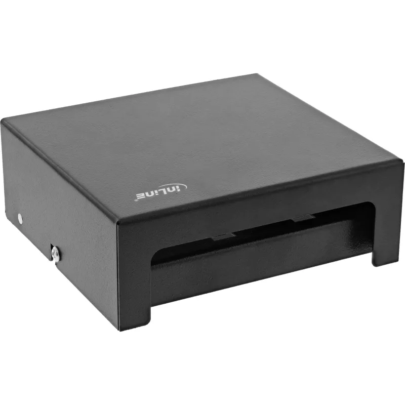 InLine Desktop-Konsolidierungspunkt-Box 6x Keystone RJ45, μεταλλικό, μαύρο RAL9005