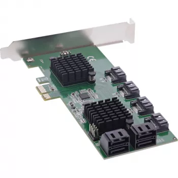 InLine Κάρτα διασύνδεσης, 8x SATA 6Gb/s Controller, PCIe 2.0 (PCI Express)