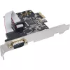 InLine Κάρτα διασύνδεσης 1 Port Σειριακή 9 Pin PCIe, InLine, 76618D