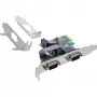 InLine Κάρτα διασύνδεσης 2x Σειριακή 9 Pin PCIe PCI-Express Αρσενικό
