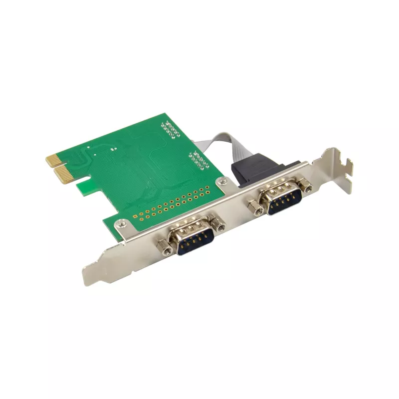 InLine Κάρτα διασύνδεσης 2x Σειριακή 9 Pin PCIe PCI-Express Αρσενικό