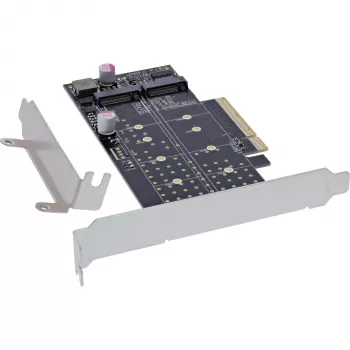 InLine 76660N Εσωτερική κάρτα διασύνδεσης M.2 PCIe Αρσενικό 64 Gbit/s