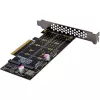 InLine 76660N Εσωτερική κάρτα διασύνδεσης M.2 PCIe Αρσενικό 64 Gbit/s