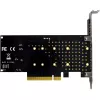 InLine 76660N Εσωτερική κάρτα διασύνδεσης M.2 PCIe Αρσενικό 64 Gbit/s