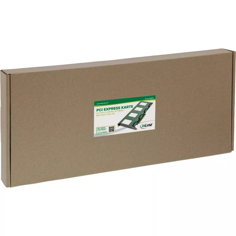 InLine 76660R Εσωτερική κάρτα διασύνδεσης U.2 PCIe Αρσενικό 4 Gbit/s