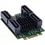 InLine 76660U εσωτερική κάρτα διασύνδεσης SATA M.2 σε SATA 6 Gbit/s