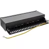 InLine Patch Panel Cat.6A Επιτραπέζιας/Επίτοιχης Τοποθέτησης 12 Θυρών μαύρο