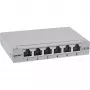 InLine Patchpanel Cat.6A 0,5HE 6-Port, επιτραπέζιο/τοίχου/ράγας, γκρι με προστασία σκόνης