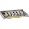 InLine Patchpanel Cat.6A 0,5HE 6-Port, επιτραπέζιο/τοίχου/ράγας, γκρι με προστασία σκόνης