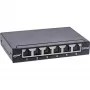 InLine Patchpanel Cat.6A 0,5U 6 Θυρών, Επιτραπέζιο/Επίτοιχο/Ράγας, μαύρο με προστασία σκόνης