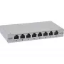 InLine Patchpanel Cat.6A 0,5HE 8-Port, επιτραπέζιο/τοίχου/ράγας, γκρι, προστασία σκόνης