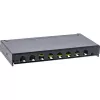 InLine Patch panel Cat.6A 0.5U 8 Θυρών, Επιτραπέζιο/Επίτοιχο/Ράγας, μαύρο, προστασία σκόνης