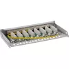 InLine Patchpanel Cat.6A 0,5HE 8-Port, επιτραπέζια/επίτοιχη τοποθέτηση ανοιχτό γκρι RAL7035