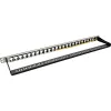 Blind Patchpanel 19 Ιντσών InLine 76824C 24 Θυρών για RJ45 Keystones 0,5U μαύρο