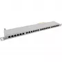 InLine Patch Panel 19 ιντσών Cat.6A 24 Port 0,5HE ανοιχτό γκρι RAL7035
