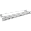 InLine Blank Patch Panel με Συρτάρι 19 Ιντσών 24 Θυρών 1U Ανοιχτό Γκρι