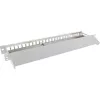 InLine Blank Patch Panel με Συρτάρι 19 Ιντσών 24 Θυρών 1U Ανοιχτό Γκρι