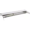 InLine Blank Patch Panel με Συρτάρι 19 Ιντσών 24 Θυρών 1U Ανοιχτό Γκρι