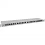 InLine Patchpanel 19 Ιντσών Cat.6A 0,5 U 24 Θυρών, με προστασία σκόνης, γκρι