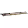 InLine Patchpanel 19 Ιντσών Cat.6A 0,5 U 24 Θυρών, με προστασία σκόνης, γκρι