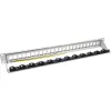 InLine Patchpanel 24 θέσεων, κενό πάνελ Keystone, 19 ιντσών, 1HE, γκρι