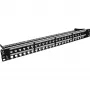 InLine Blank RJ45 Keystone Patch Panel 19 Ιντσών, 48 Θυρών, 1U, μαύρο