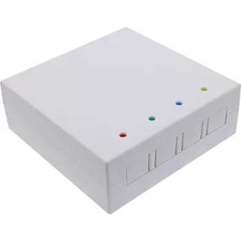 InLine Πρίζα Τερματισμού FTTH για έως 4x LC Duplex / 4x SC Simplex, λευκό