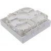 InLine Πρίζα Τερματισμού FTTH για έως 4x LC Duplex / 4x SC Simplex, λευκό
