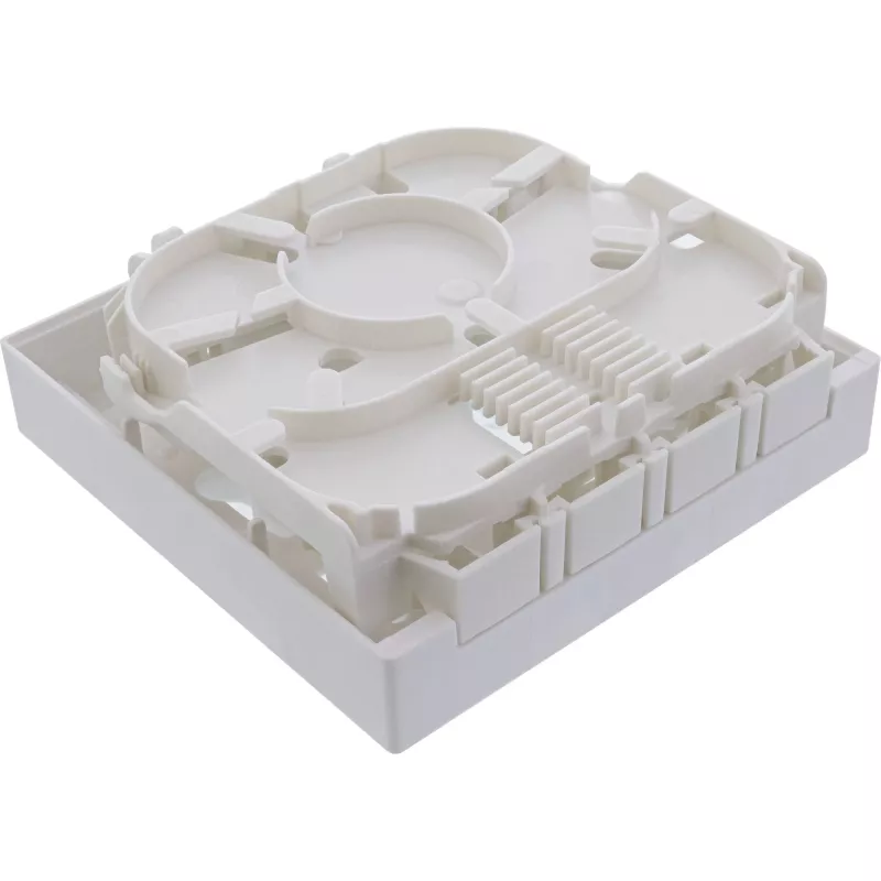 InLine Πρίζα Τερματισμού FTTH για έως 4x LC Duplex / 4x SC Simplex, λευκό