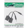 InLine Καλώδιο ήχου 3.5mm over LAN / Ethernet / RJ45 έως 50m πλήρες σετ