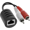 InLine Καλώδιο ήχου RCA over LAN / Ethernet / RJ45 έως 50m πλήρες σετ