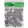 InLine 94020 Συνδετήρας καλωδίου Standard4/MC4/PV4 μαύρο βύσμα/υποδοχή