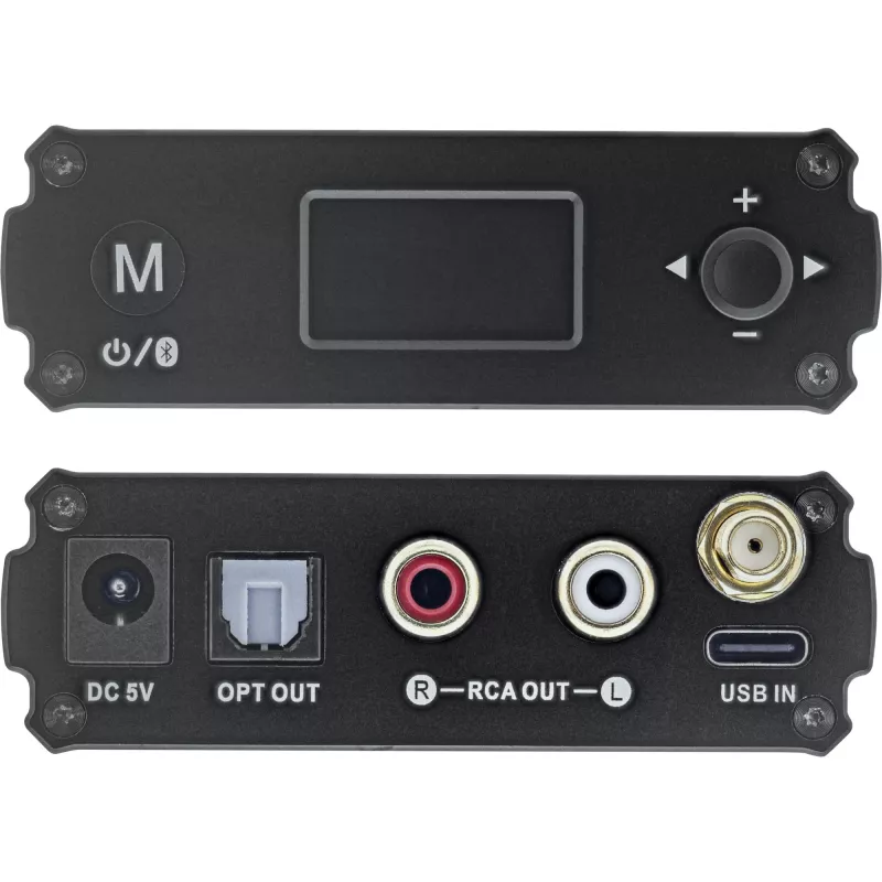 InLine Δέκτης HiFi Bluetooth 5.1 & USB-DAC με LCD εμβέλεια 30m