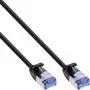 InLine B-71955S Bulk Pack 250 τεμ. Slim Patchkabel U/FTP PiMf Cat.6A, 0,5 m, μαύρο