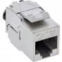 InLine 24-port Bulk Pack Keystone RJ45 Jack λεπτό SNAP-In Cat.6A με ενσωματωμένο δέσιμο καλωδίου (B-76202P)