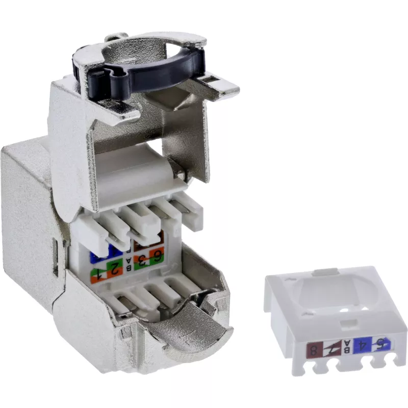 InLine B-76202Q Υποδοχή Keystone RJ45 Slim, Cat.8.1, συσκευασία 24 τεμ. bulk
