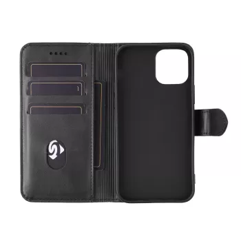 Θήκη πορτοφόλι eSTUFF ES67110011-BULK για iPhone 17 Pro Max μαύρο 3 θήκες καρτών