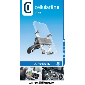 Cellularline Slide Fit - Καθολική βάση αυτοκινήτου για smartphone με εύκολη τοποθέτηση