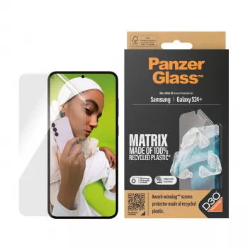 PanzerGlass ® ECO MATRIX προστασία οθόνης με D3O® Samsung Galaxy S24+ | Ultra-Wide Fit με AlignerKit