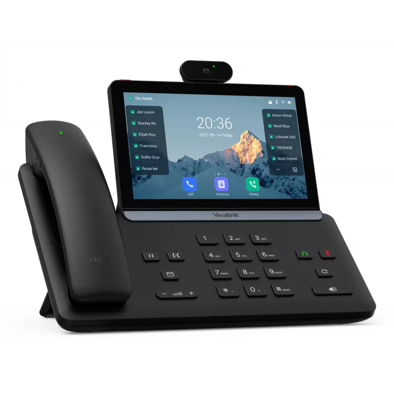 Επιτραπέζιο τηλέφωνο IP Yealink SIP-T88V Pro – οθόνη αφής, HD-Audio, SIP