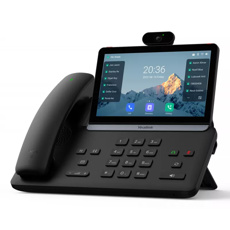 Επιτραπέζιο τηλέφωνο IP Yealink SIP-T88V Pro – οθόνη αφής, HD-Audio, SIP