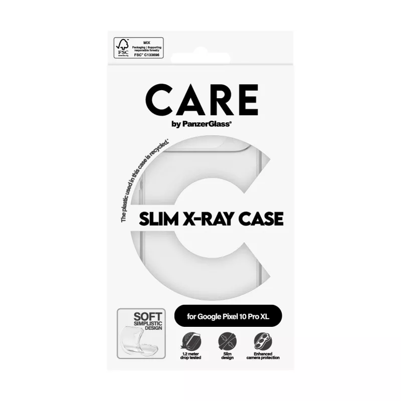 Θήκη PanzerGlass CARE by μοντέρνα θήκη διαφανής X-Ray Soft Google Pixel 10 Pro XL