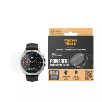 Προστασία οθόνης PanzerGlass Samsung Galaxy Watch8 Classic 46mm ανθεκτική σε γρατσουνιές και κραδασμούς