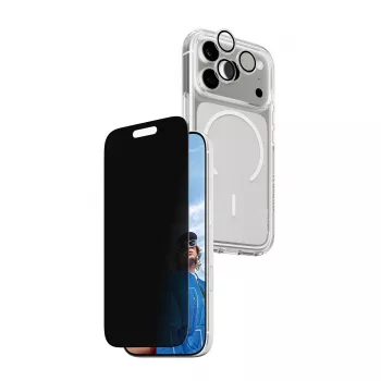Θήκη απορρήτου PanzerGlass για iPhone 17 Pro 3-in-1 — σειρά CARE, προστασία από αδιάκριτα βλέμματα, ενσωματωμένο κάλυμμα κάμερας